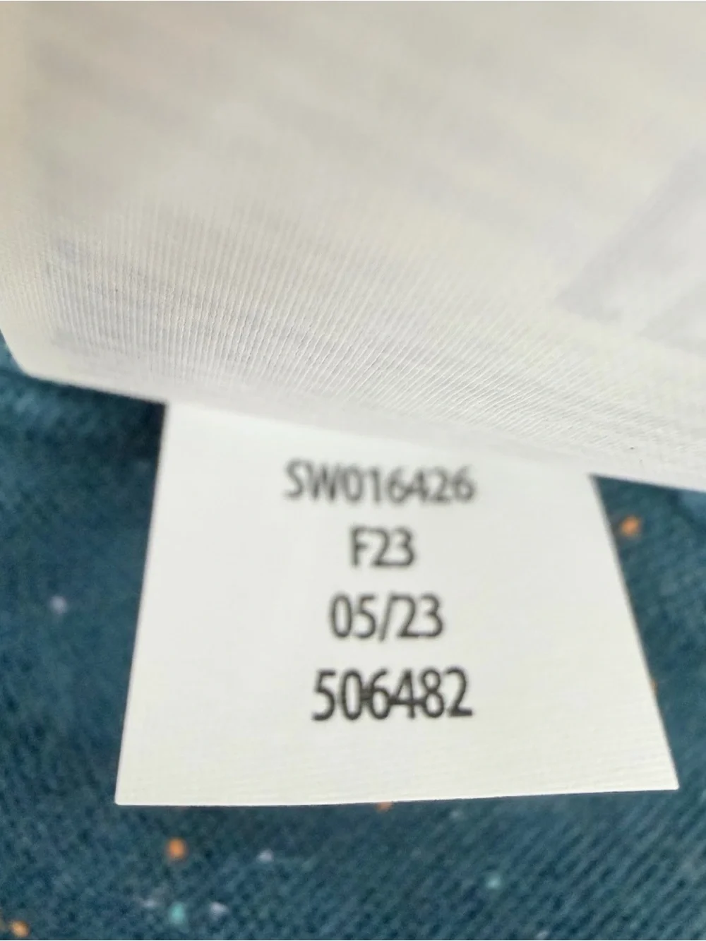 Smartwool Men’s Size Medium Sparwood Speckled Teal Merino Blend Crew Sweater